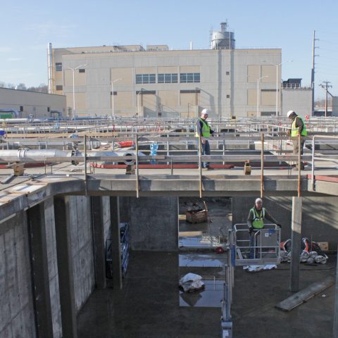 View of Wastewater Treatment Plant