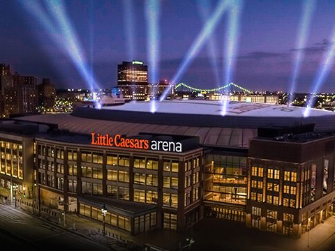 Little Caesars Arena Exterior Rendering