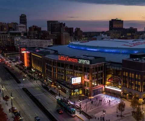 Little Caesars Arena Exterior